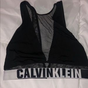 calvin klein sports bra